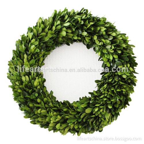 plant garland, preserved boxwood wreath, good price and design